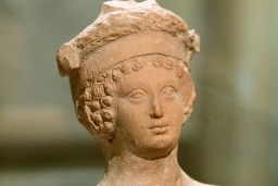 Youthful Dionysos at a feast, small terracotta, 400 BC, Prague Kinsky, NM-H10 4777, 151675.jpg
